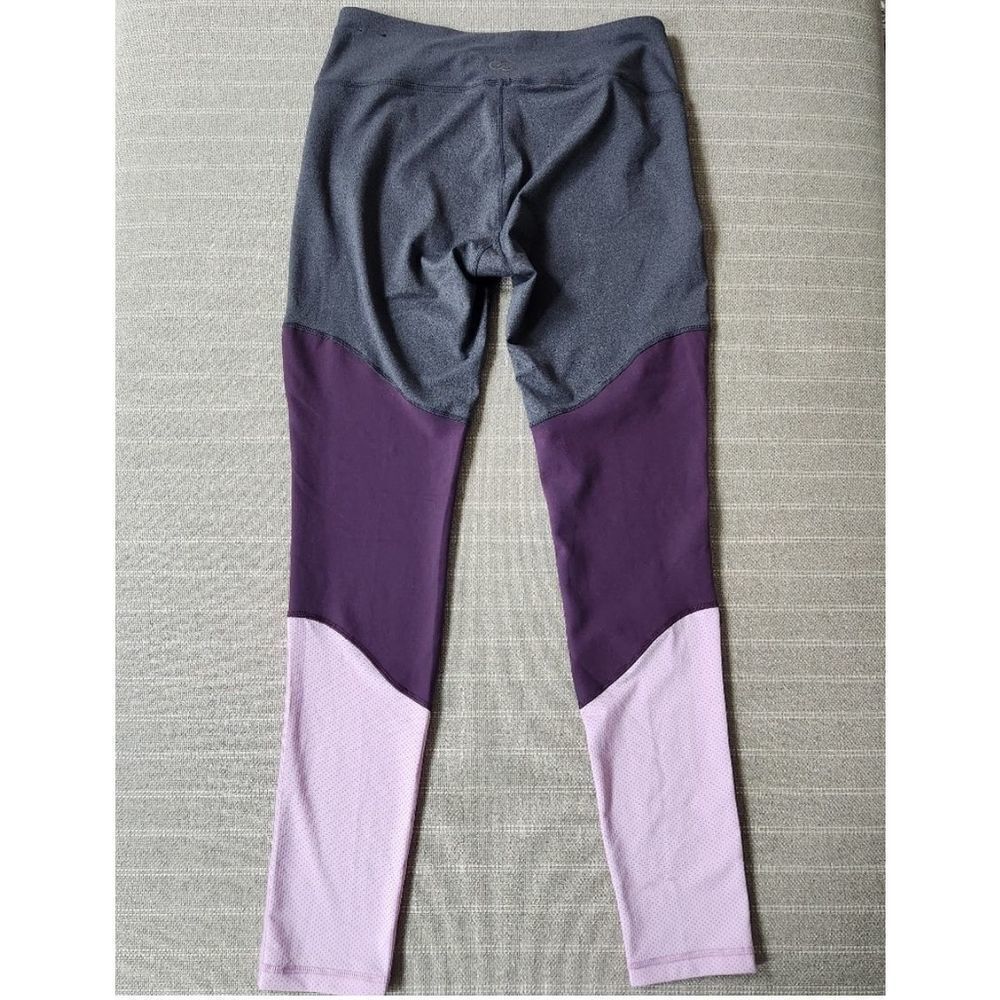 CALIA by Carrie Underwood Colorblock Leggings Gray Purple Mesh Size‎ Medium - Picture 6 of 8